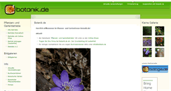 Desktop Screenshot of botanik.de